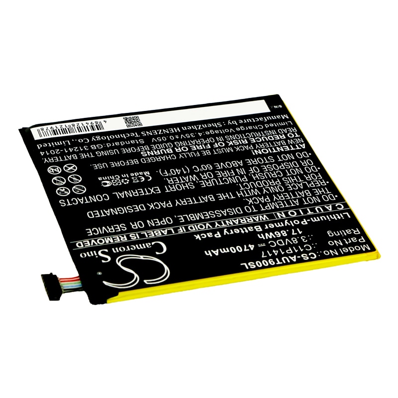 Batteri til nettbrett for Asus Transformer Book T90, ansformer Book T90 Chi
