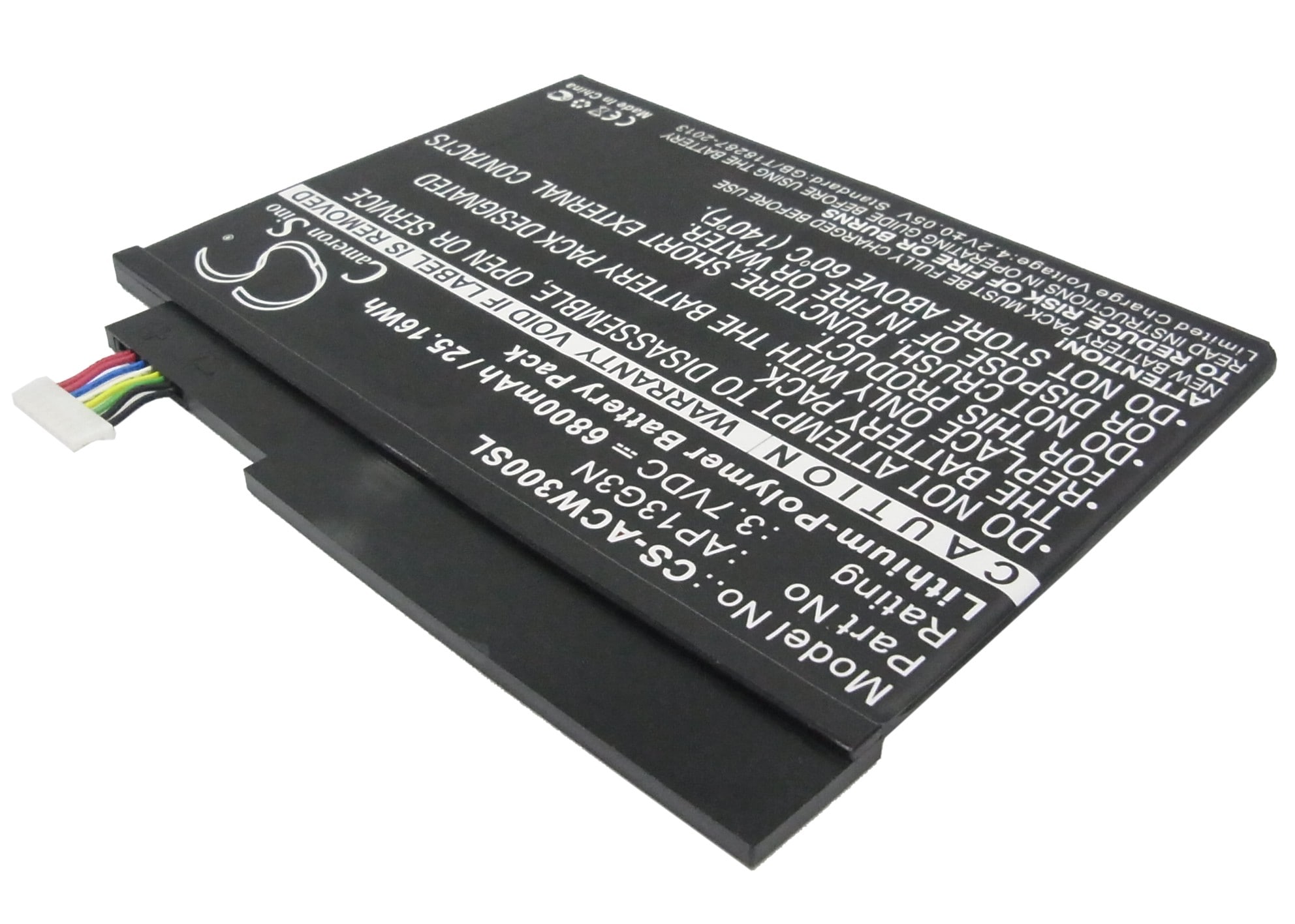 Batteri til nettbrett for Acer Iconia Tab W3, Iconia Tab W3-810, ZEIV4