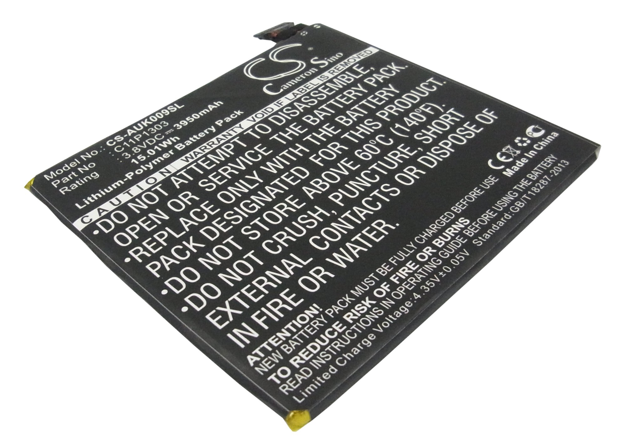 Batteri til nettbrett for Google Nexus 7 2nd, Nexus 7 HD, ME571KL og andre.