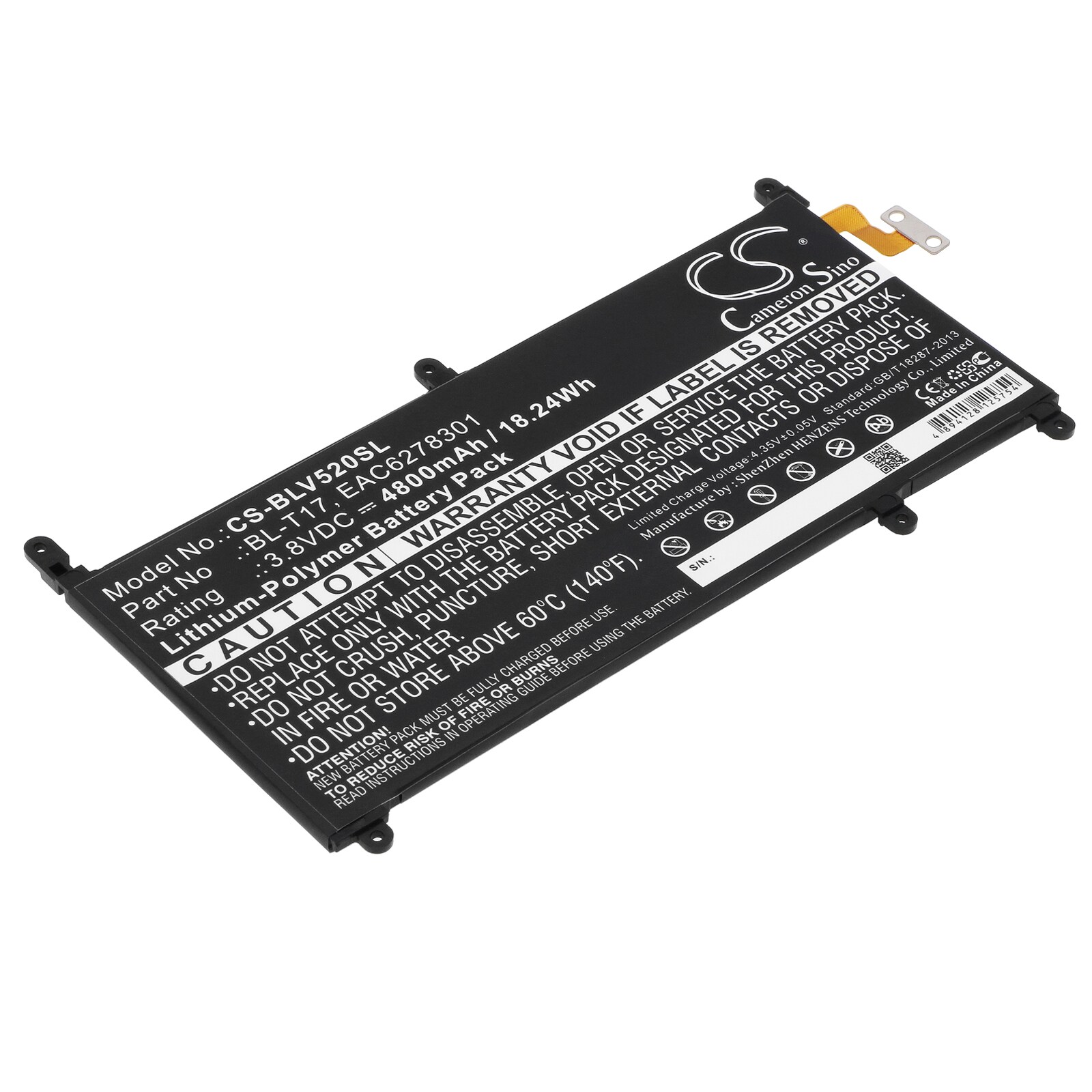 Batteri til nettbrett for LG G Pad X 8.3, VK815, G Pad III 8.0