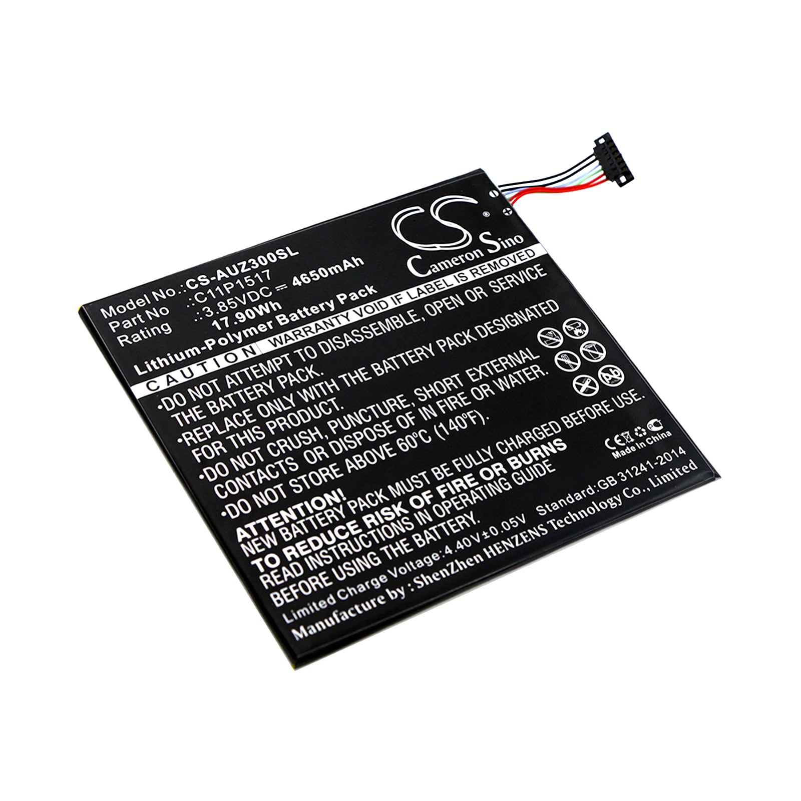 Nettbrettbatteri for Asus ZenPad C 7.0 P01Z, ZenPad 10 Z300CNL, ZenPad Z300CNL og andre.