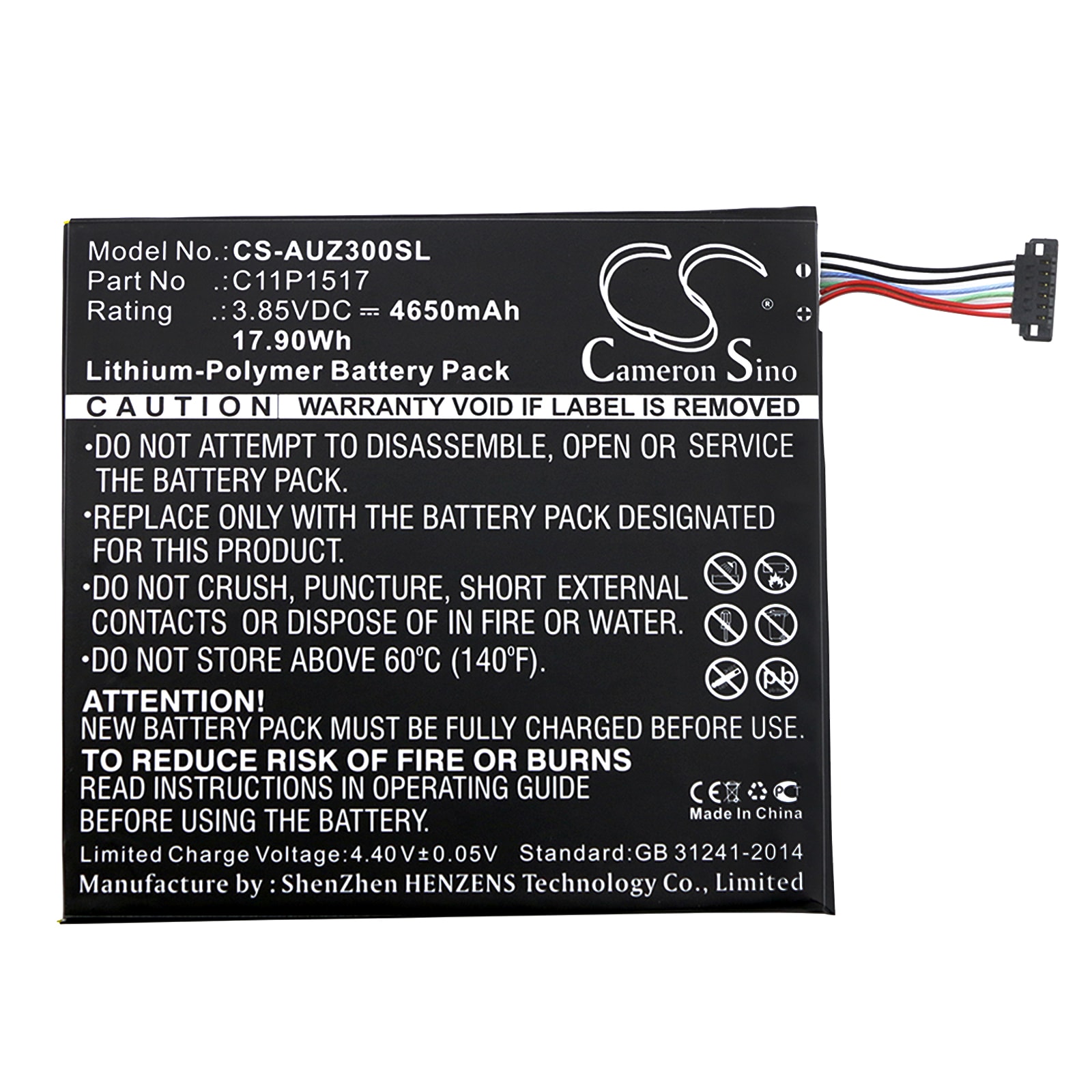 Nettbrettbatteri for Asus ZenPad C 7.0 P01Z, ZenPad 10 Z300CNL, ZenPad Z300CNL og andre.