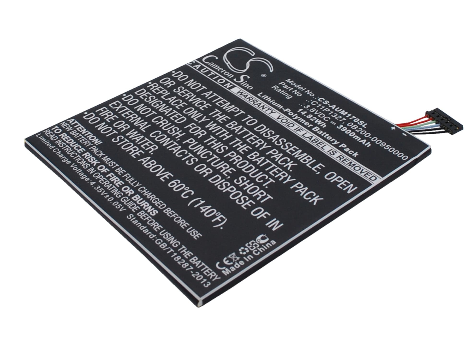 Batteri til nettbrett for Asus MeMO Pad ME170C, ME170C, Fonepad 7" Dual Sim phablet og andre.