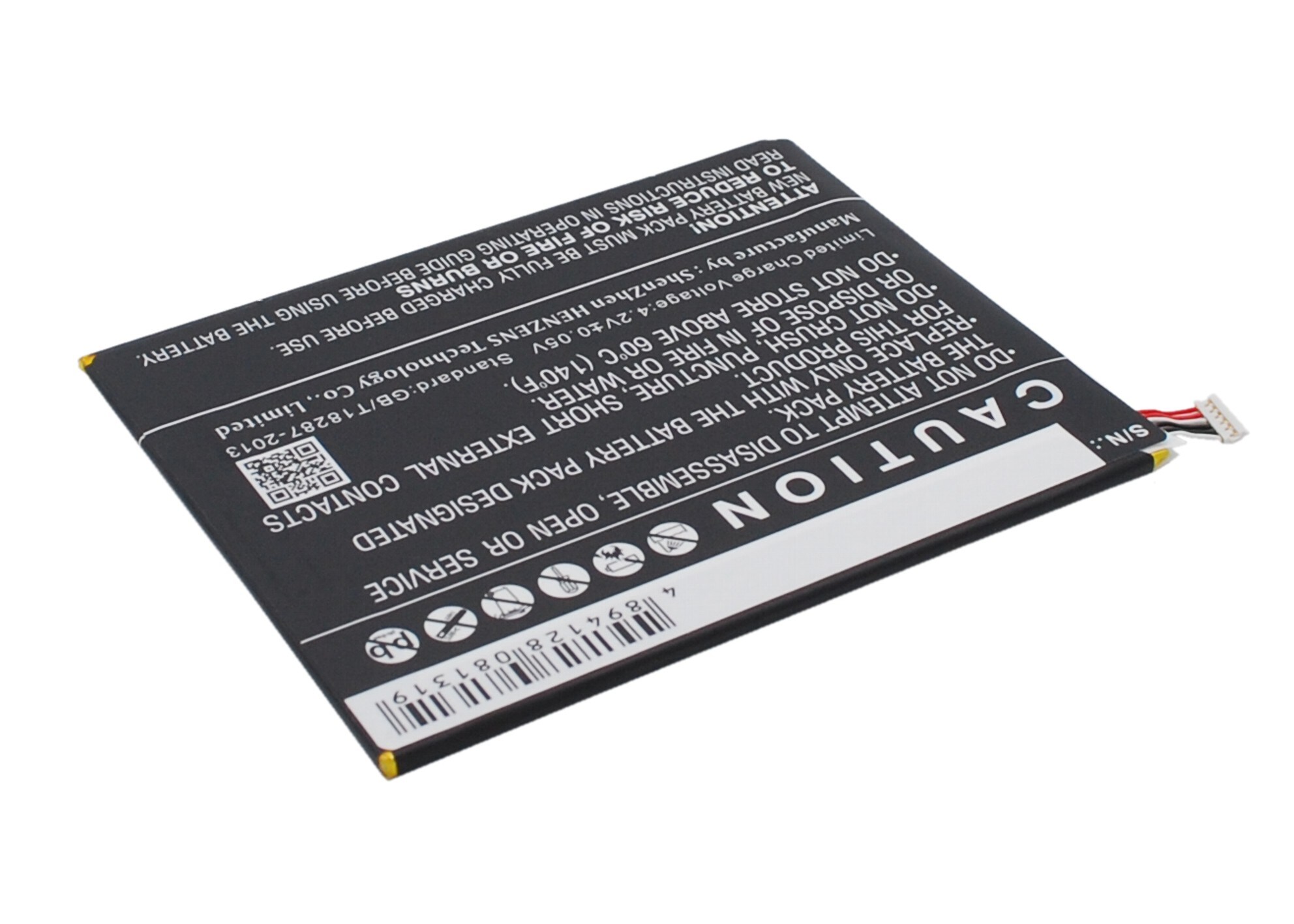 Nettbrettbatteri for Alcatel One Touch POP 7, P310A, One Touch Pixi 8 og andre.