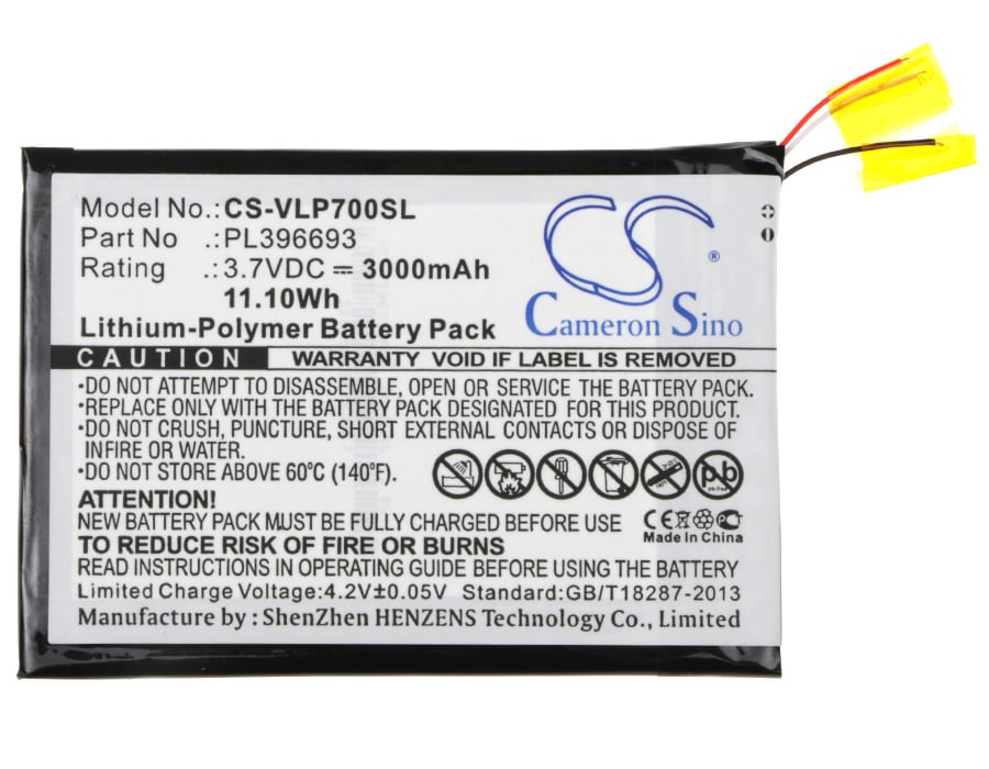 Batteri til nettbrett for Visual Land Prestige 7G 7", ME-7G-8GB