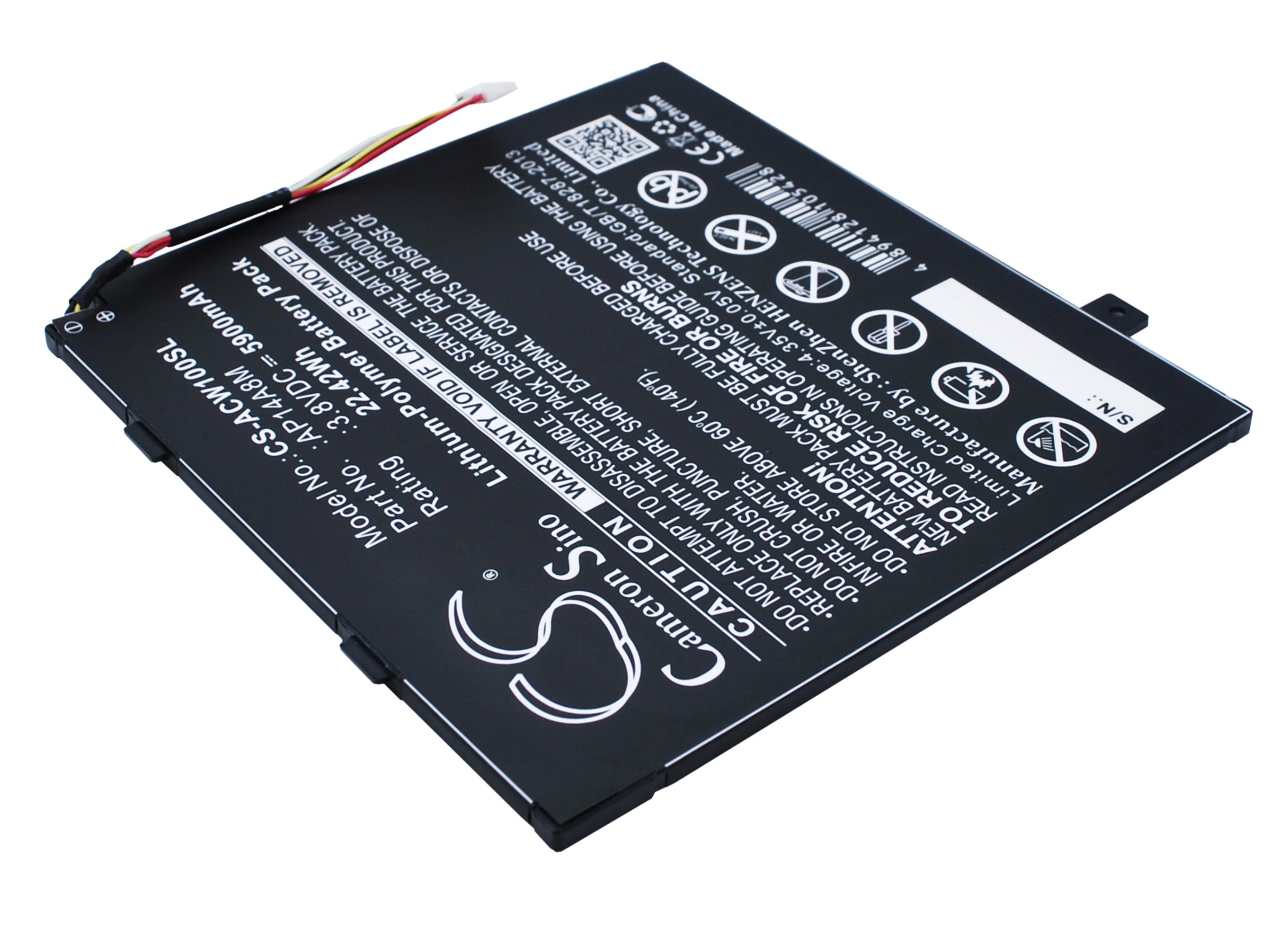 Nettbrettbatteri for Acer Iconia Tab 10 A3-A20, A3-A20FHD, SW5-011 og andre