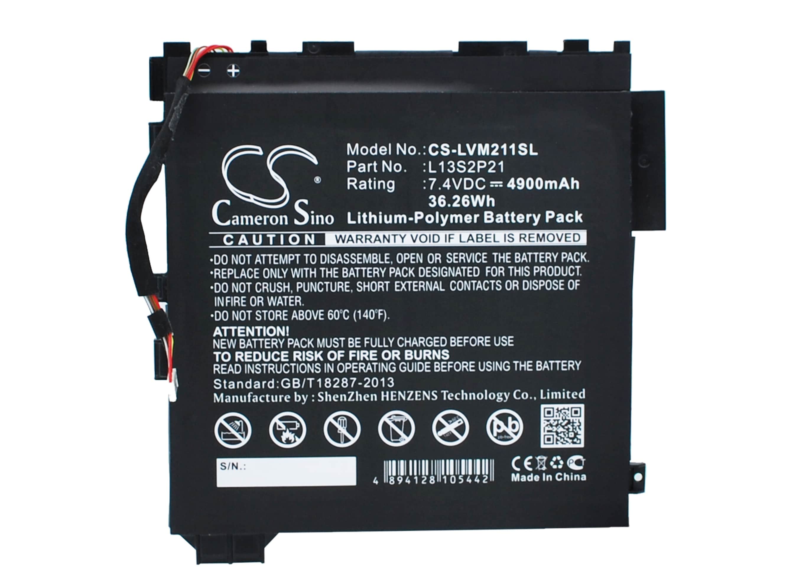 Batteri til nettbrett for Lenovo Ideatab Miix 2 11, MIIX 211-TAB