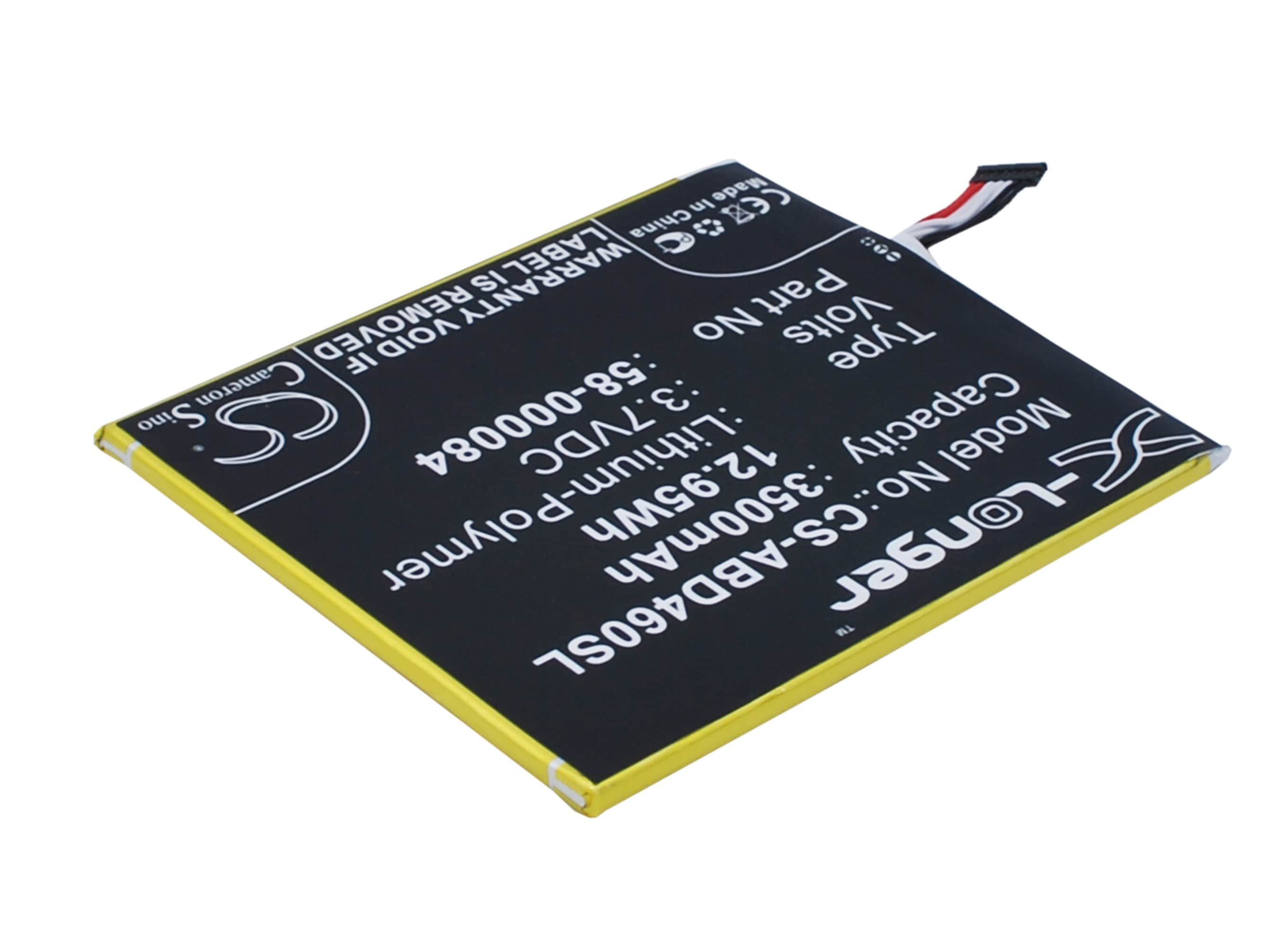 Batteri til nettbrett for Amazon Kindle Fire HD 7", SQ46CW, B00IKPYKWG og andre.