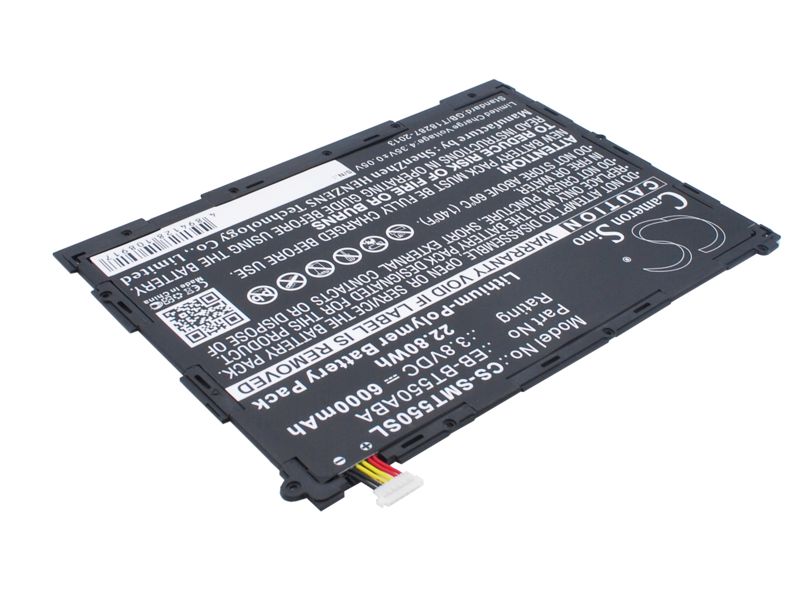 Batteri til nettbrett for Samsung Galaxy Tab A 9.7, SM-T550, SM-P550 og andre.