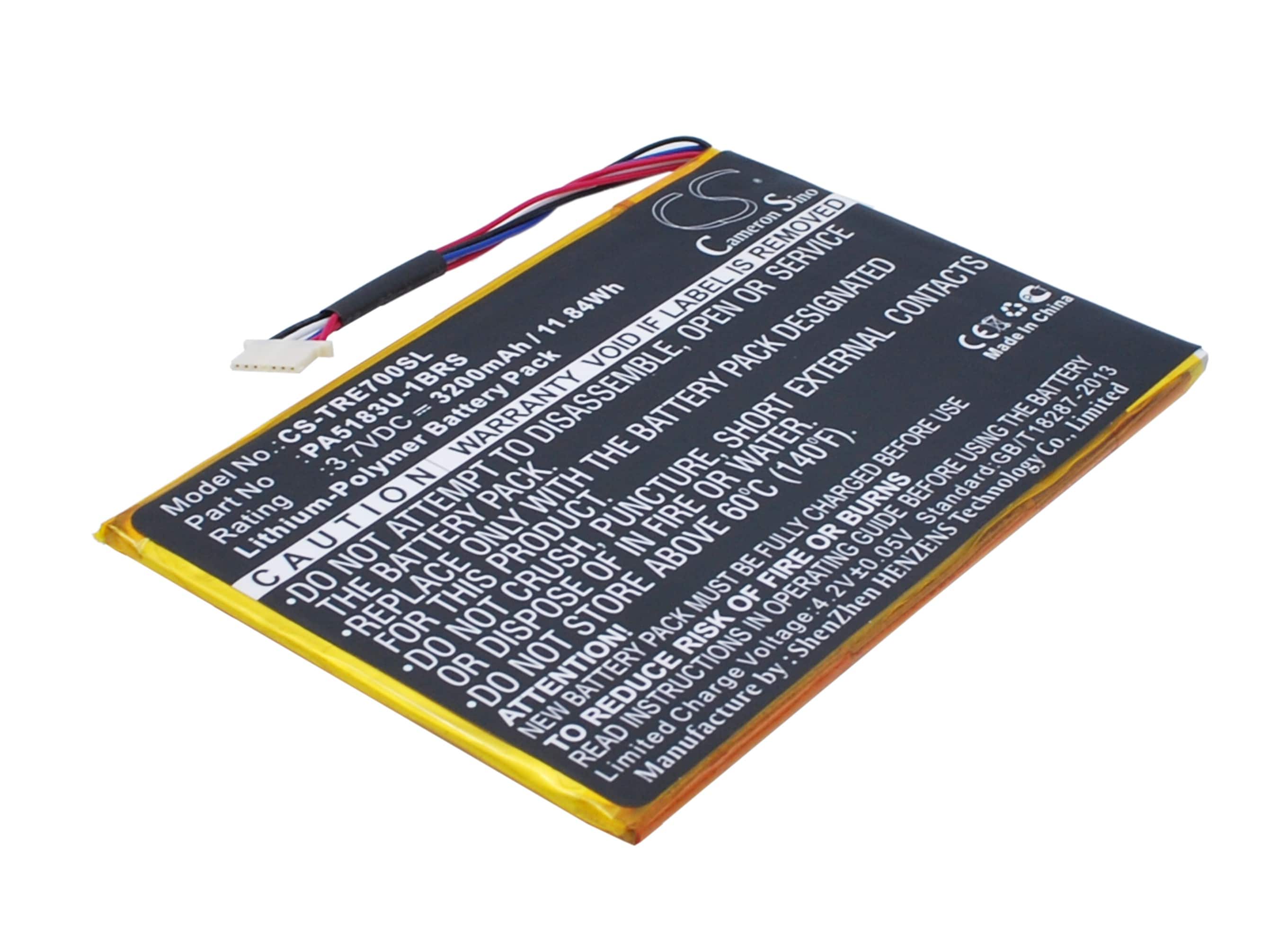 Batteri til nettbrett for Toshiba Excite Go Mini 7, AT7-C8, AT7-B og andre.