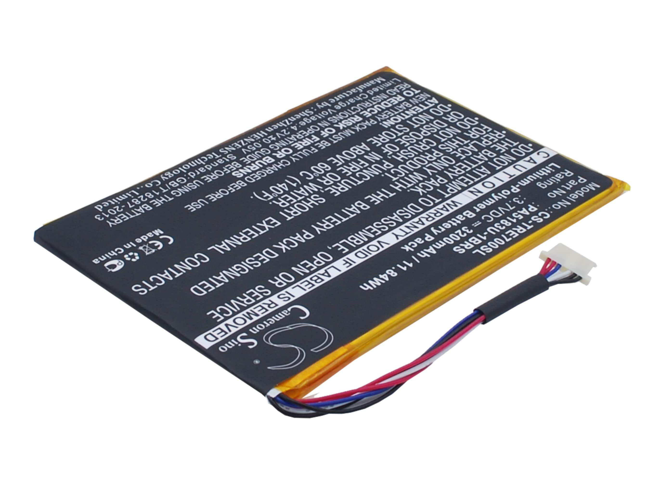 Batteri til nettbrett for Toshiba Excite Go Mini 7, AT7-C8, AT7-B og andre.
