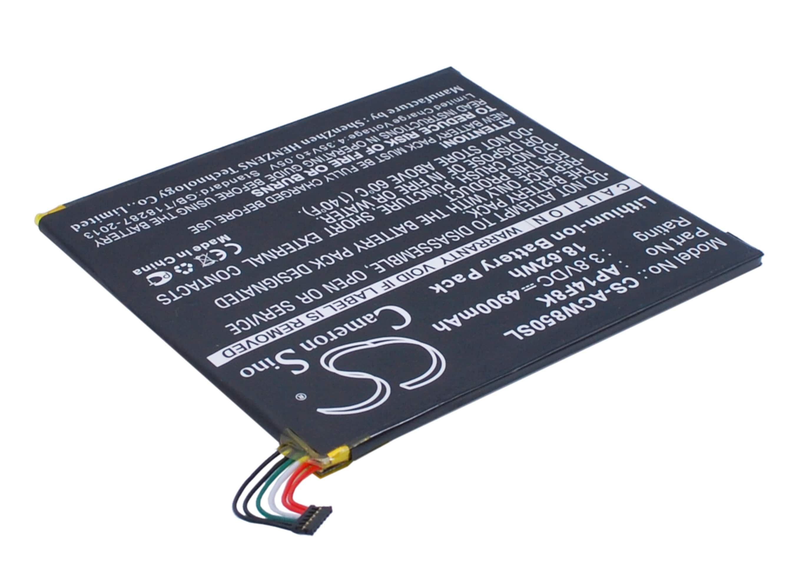 Nettbrettbatteri for Acer Iconia Tab A1-850, Iconia Tab B1-810 og andre