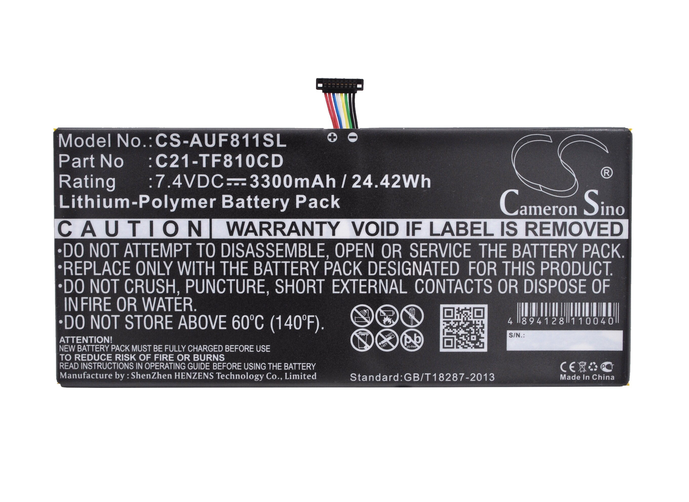 Batteri til nettbrett for Asus VivoTab TF810CD