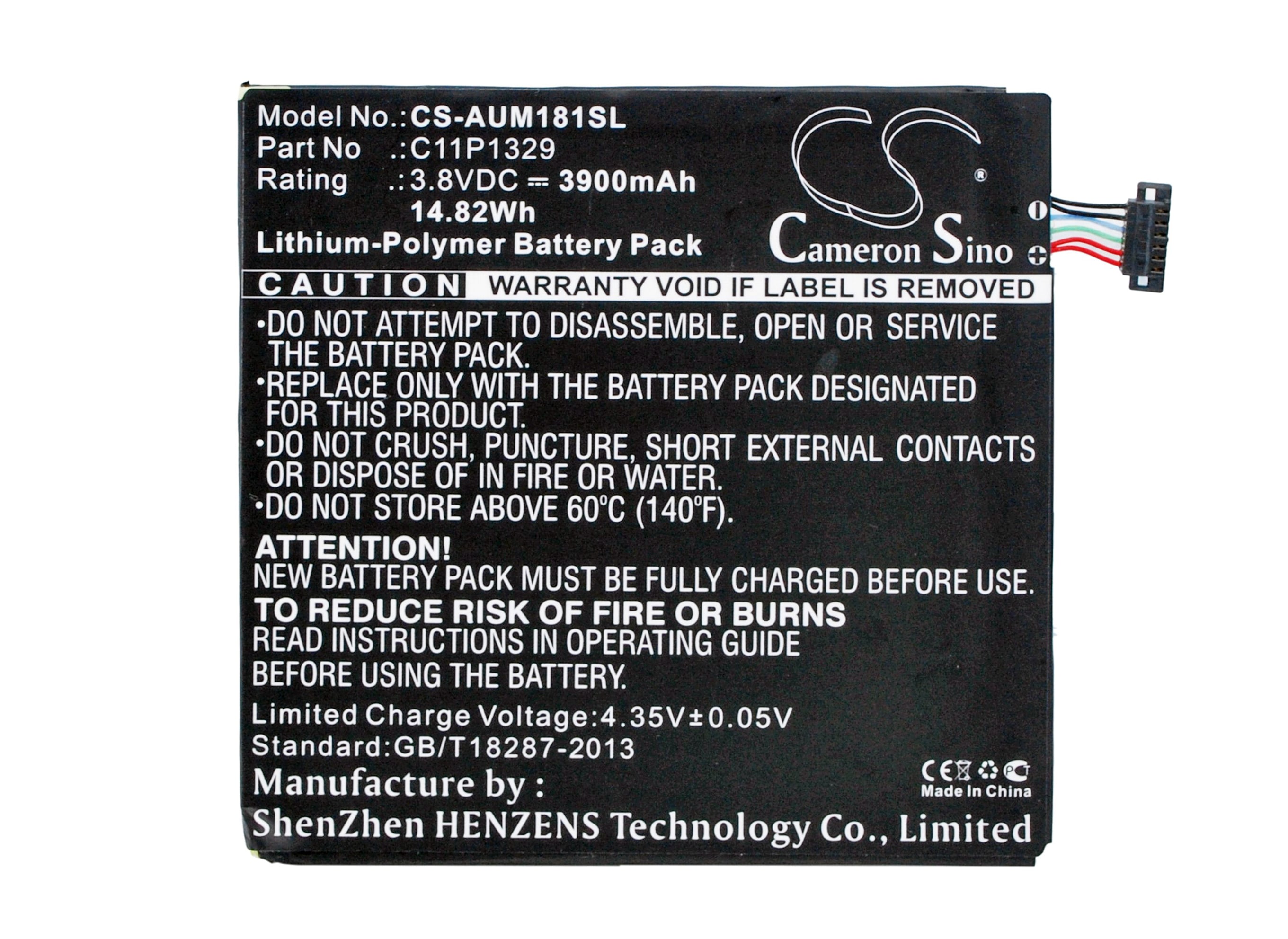 Batteri til nettbrett for Asus Memo Pad 8, ME181C, AST21 og andre.