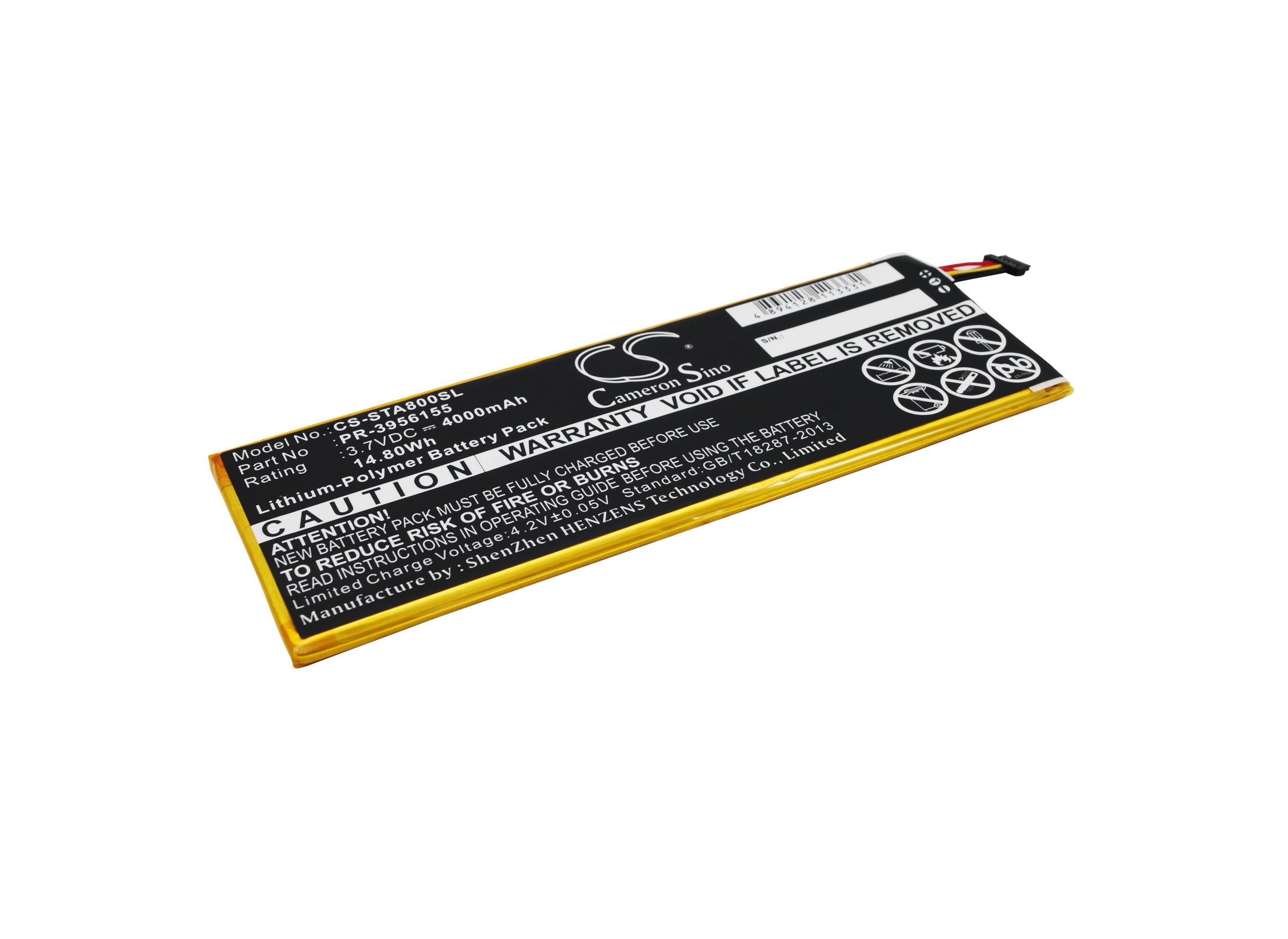 Batteri til nettbrett for INSIGNIA Flex 8", NS-15AT08