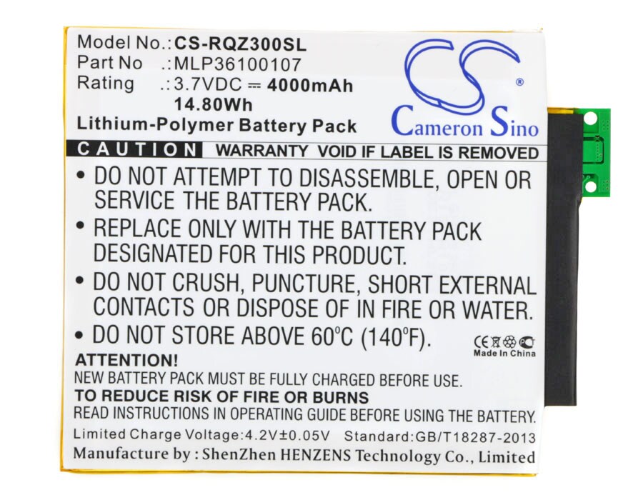 Nettbrettbatteri for Verizon Ellipsis 8, QTAQZ3, Ellipsis Kids og andre.