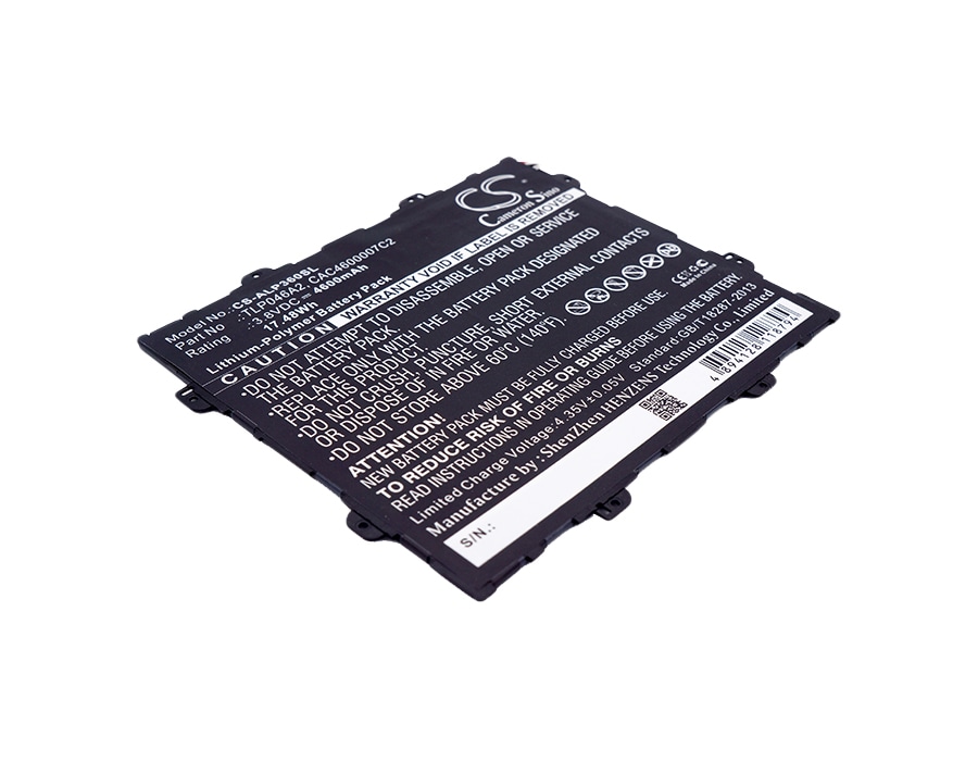 Nettbrettbatteri for Alcatel OT-P360X, One Touch POP 10 (9.6), One Touch POP 10 og andre.