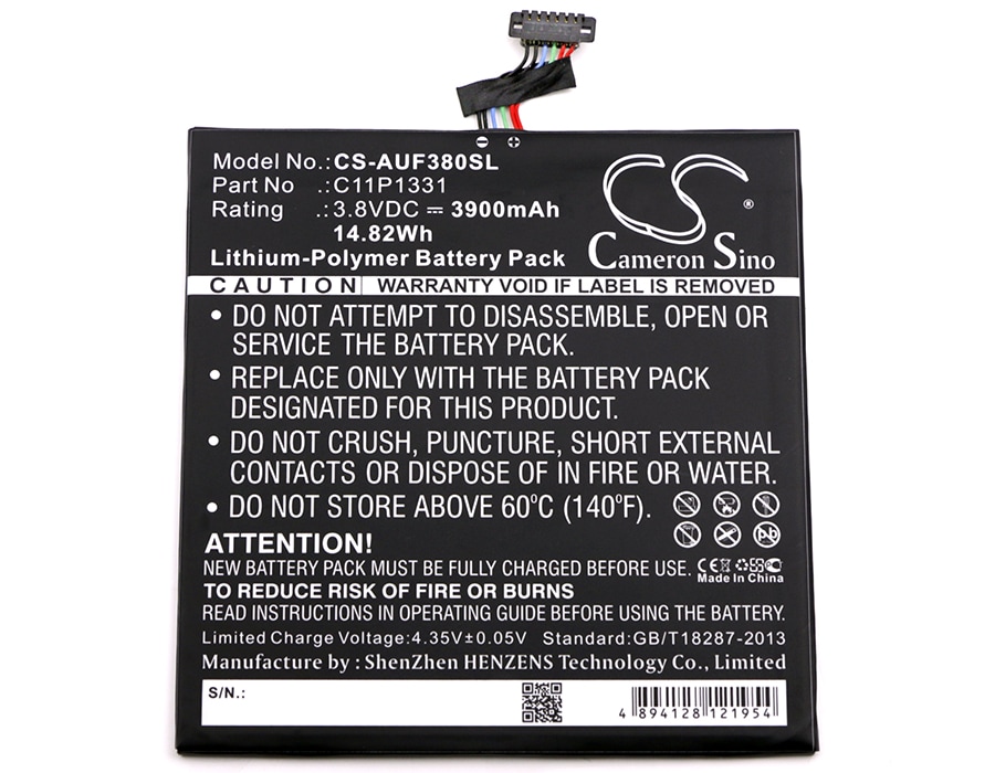 Batteri til nettbrett for Asus Fonepad 8 Dual Sim, FE380CG
