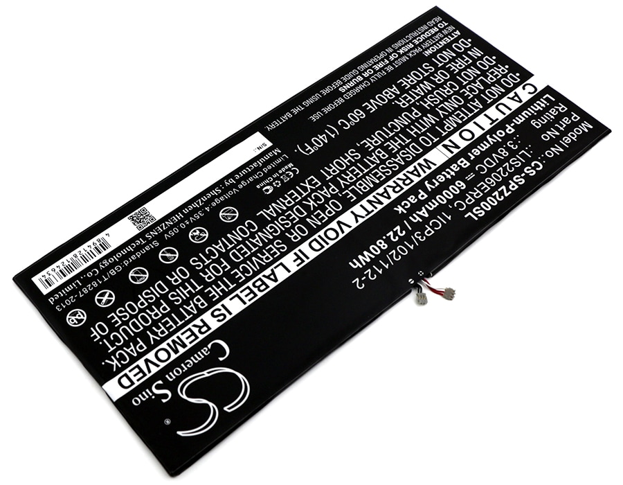 Batteri til nettbrett for Sony Xperia Tablet Z2, Xperia Tablet Z2 TD-LTE, SOT21 og andre.