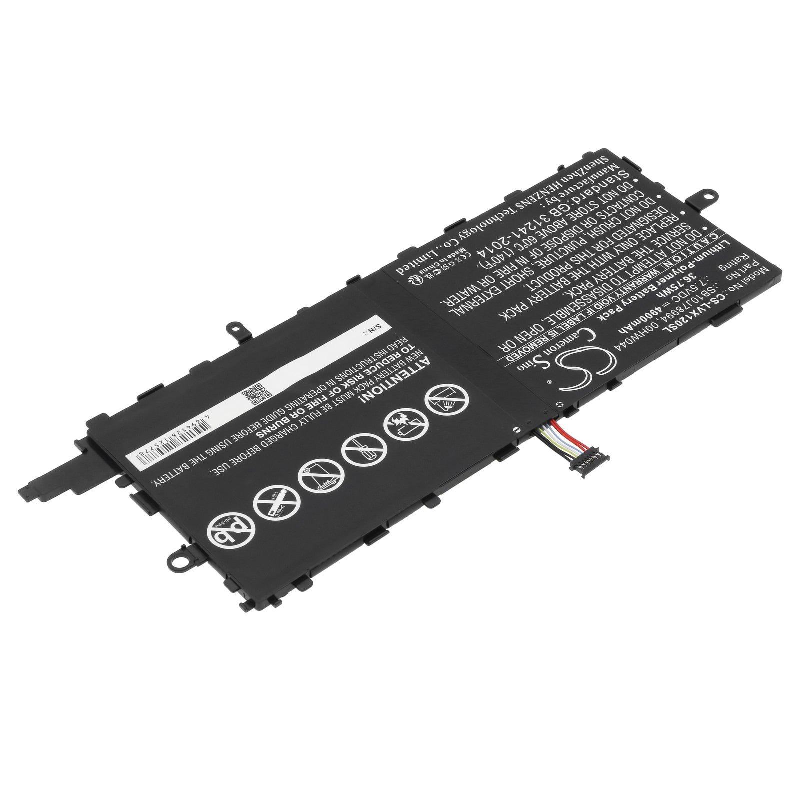 Nettbrettbatteri for Lenovo ThinkPad X1 Tablet, X1 Tablet (20GGA00K00) og andre.