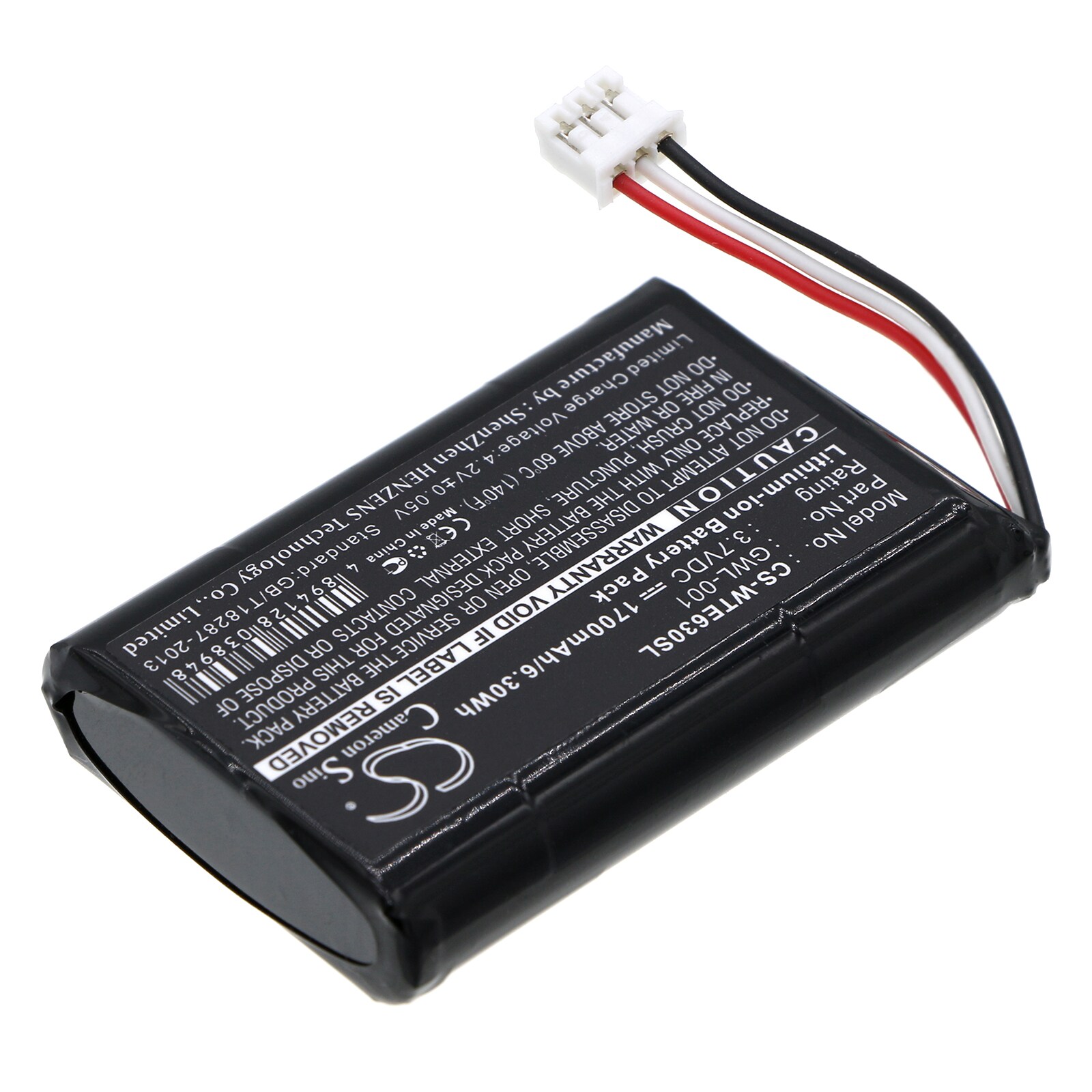 Batteri til nettbrett for Wacom CTE630BT Graphire Wireless Pen Tablet, CTE-630BT og andre.