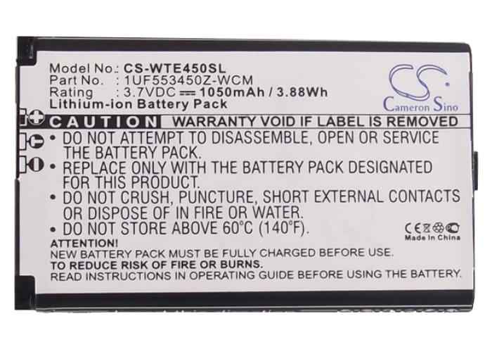 Nettbrettbatteri for Wacom CTL-470, CTH-470, CTH-670 og andre.