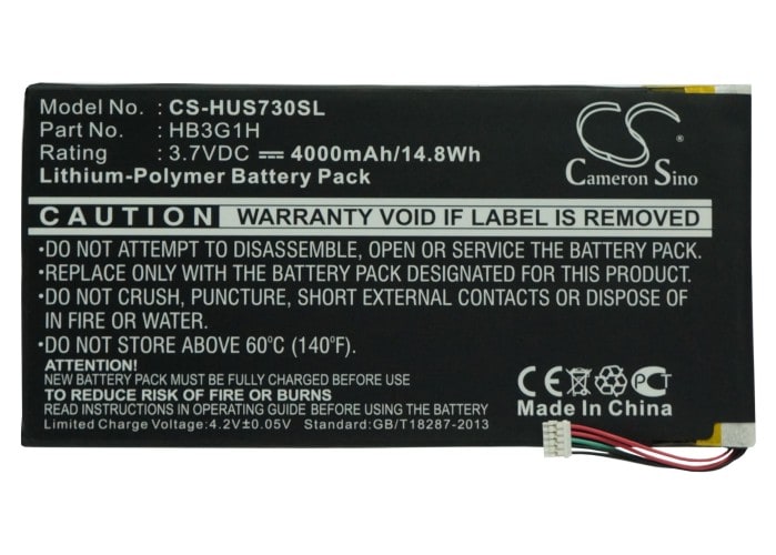 Batteri til nettbrett for T-Mobile Springboard