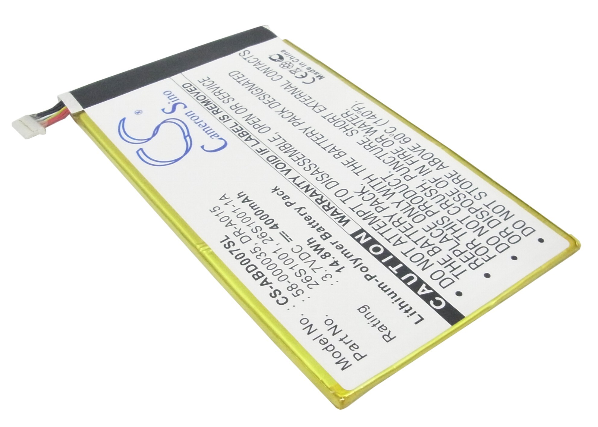 Batteri til nettbrett for Amazon Kindle Fire HD, Kindle Fire 7", X43Z60 og andre.