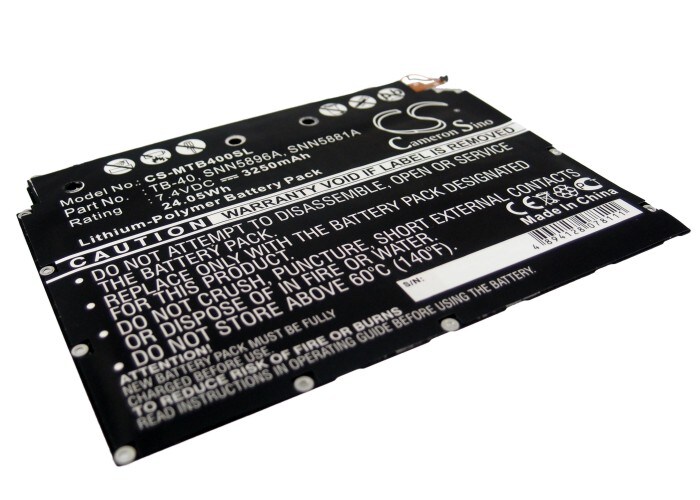 Batteri til nettbrett for Motorola Xoom, MZ604, XOOM MZ600 og andre.