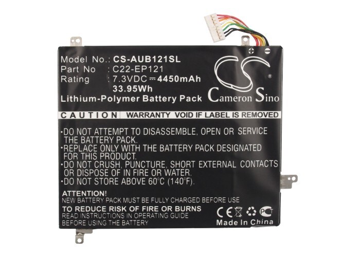 Batteri til nettbrett for Asus Eee Pad Slate, Eee Pad B121, Eee Pad Slate EP121 og andre.