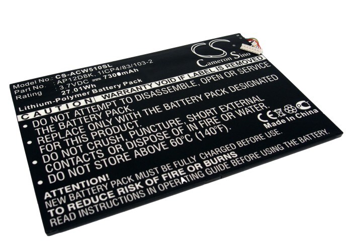 Nettbrettbatteri for Acer Iconia Tab W510, Iconia Tab P3-171 og andre