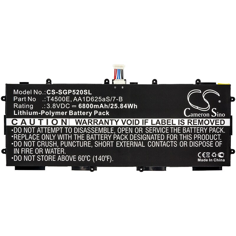 Batteri til nettbrett for Samsung GT-P5210, GT-P5200, GT-P5220 osv.
