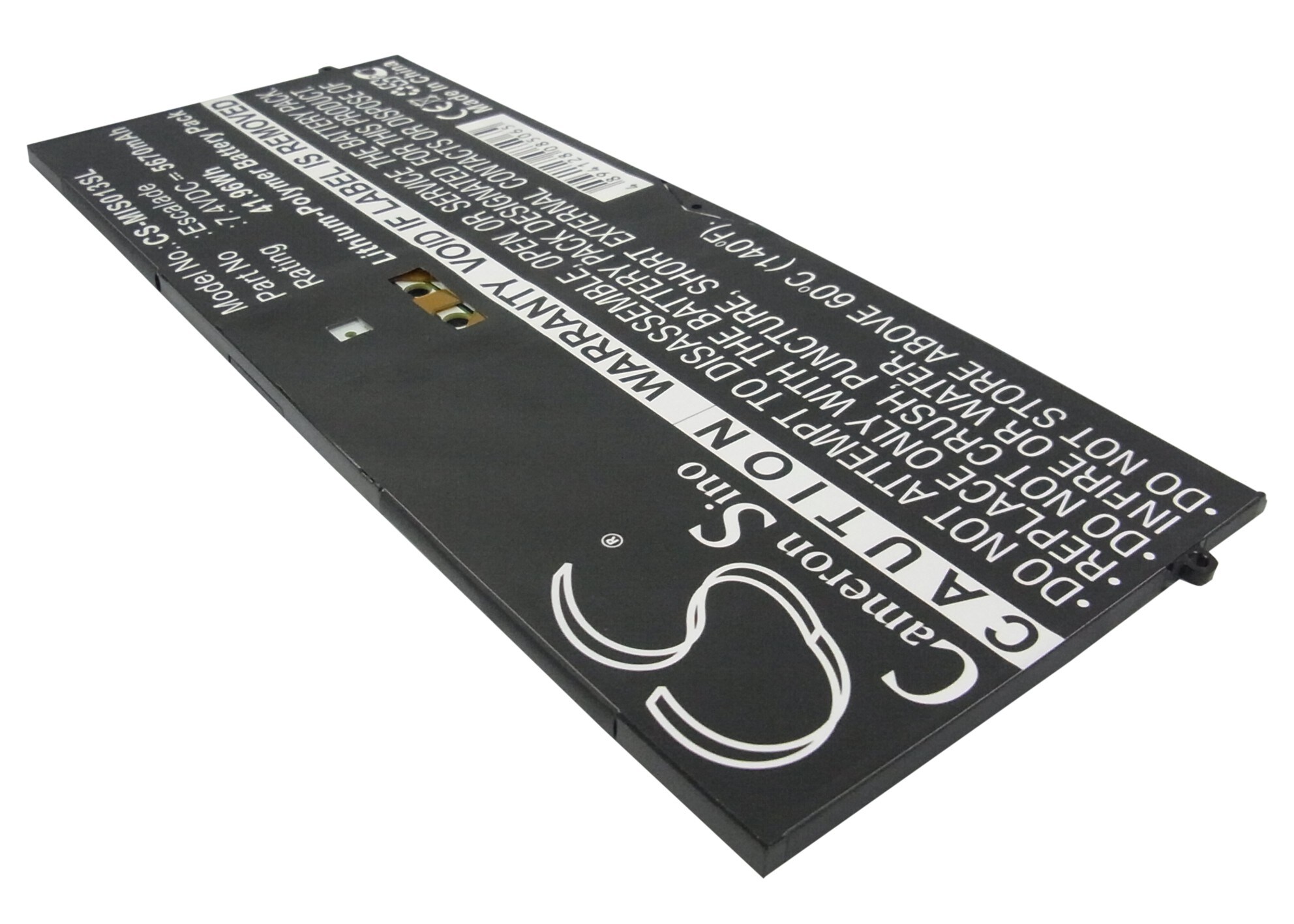 Batteri til nettbrett for Microsoft Surface Pro, 9SR-00013, Surface Pro 64GB og andre.