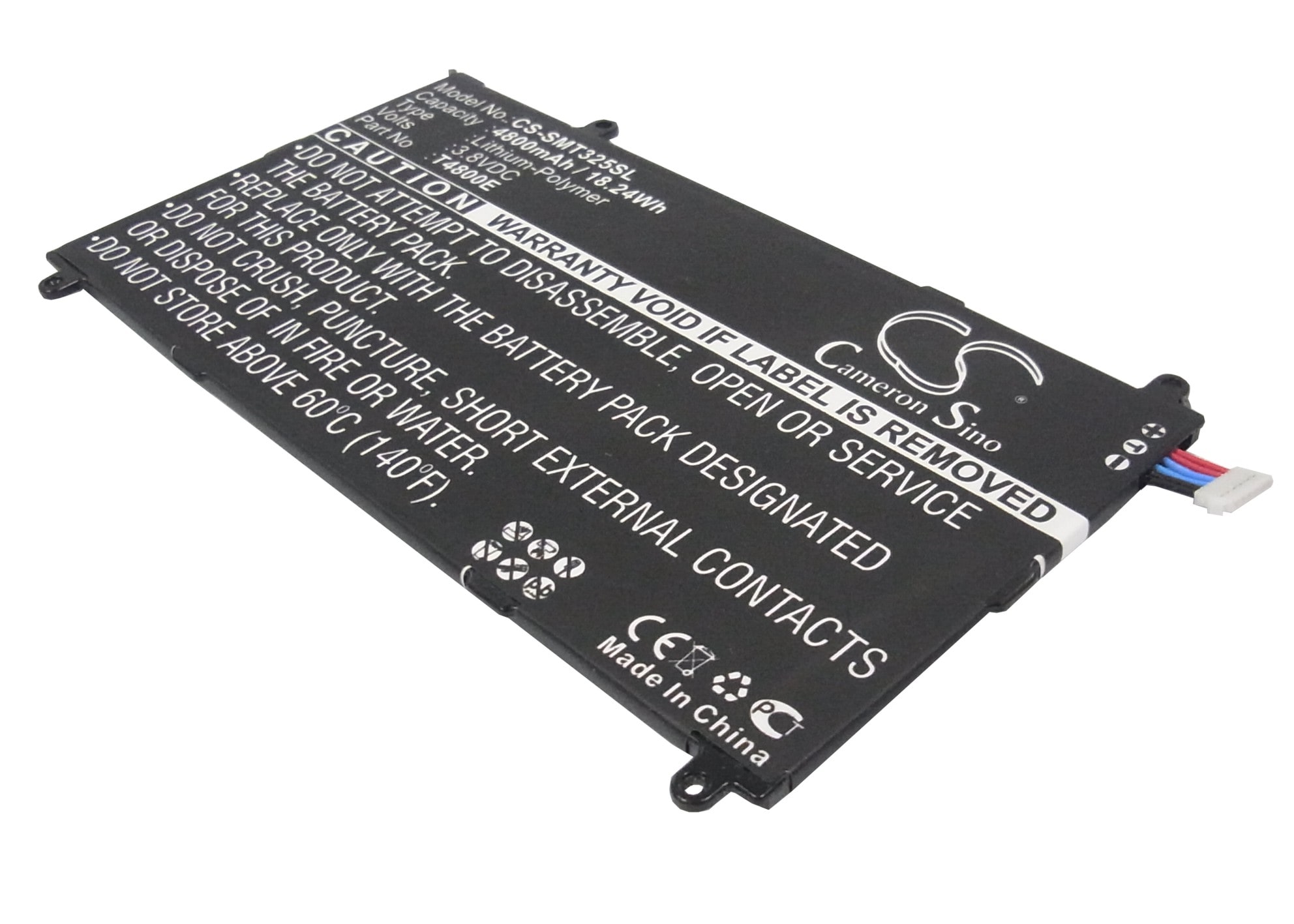 Batteri til nettbrett for Samsung SM-T325, SM-T327A, Galaxy TabPRO 8.4 og andre.