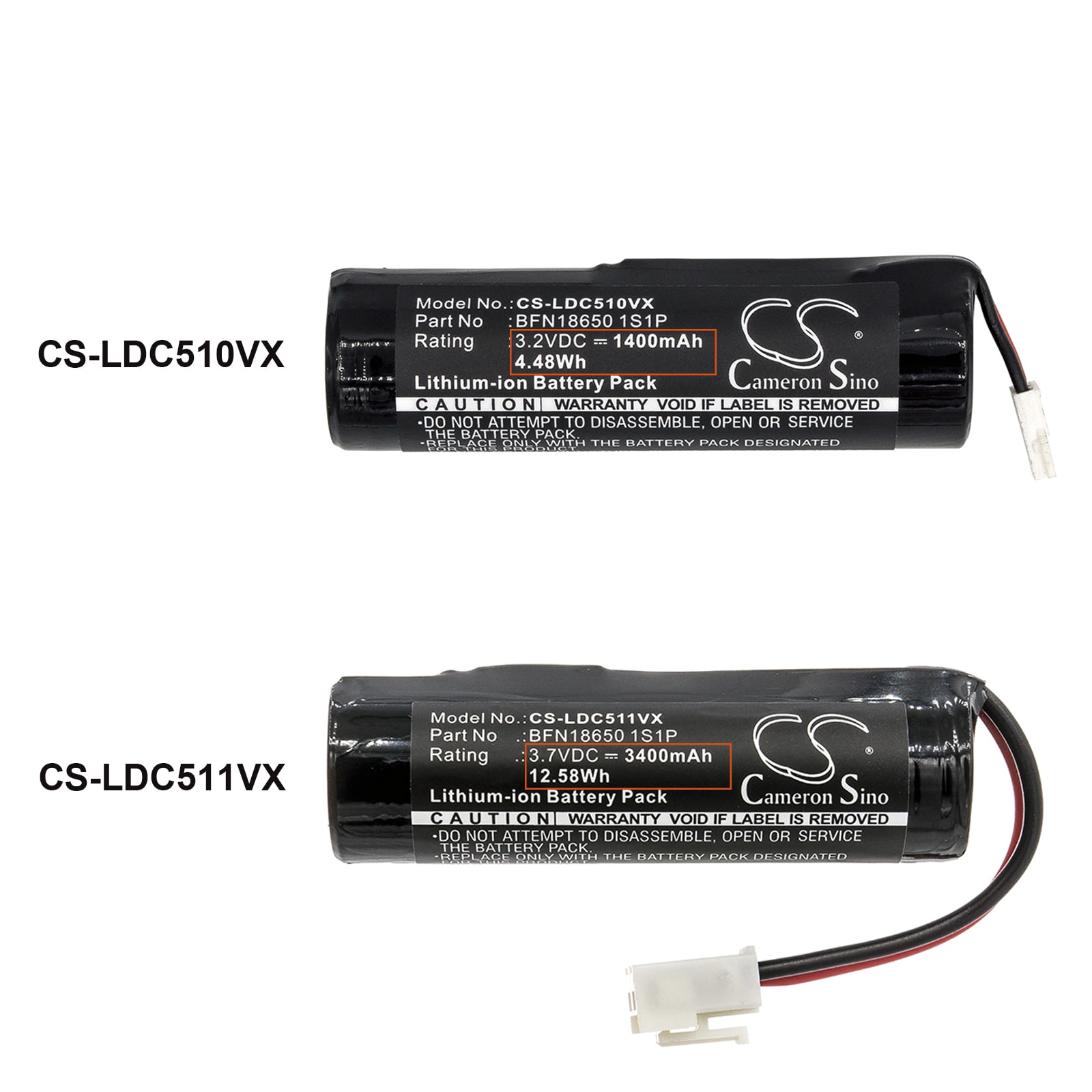 Batteri for støvsuger til Leifheit Dry&Clean 51000, Dry&Clean 51002, Dry&Clean 51113 osv.