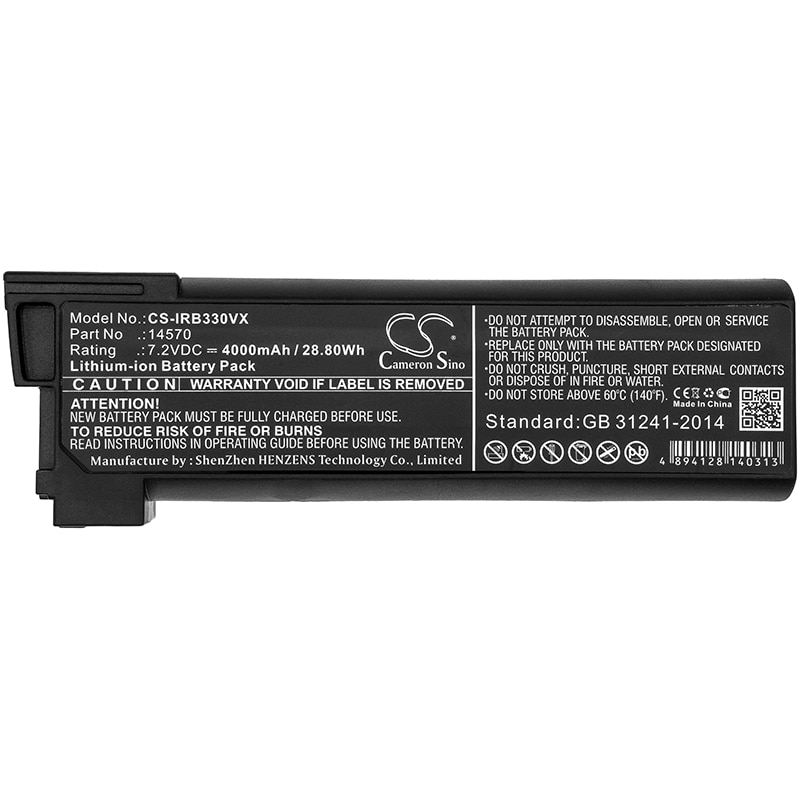 Batteri for støvsuger til iRobot Looj 330, Looj 330 Gutter Cleaning Robot