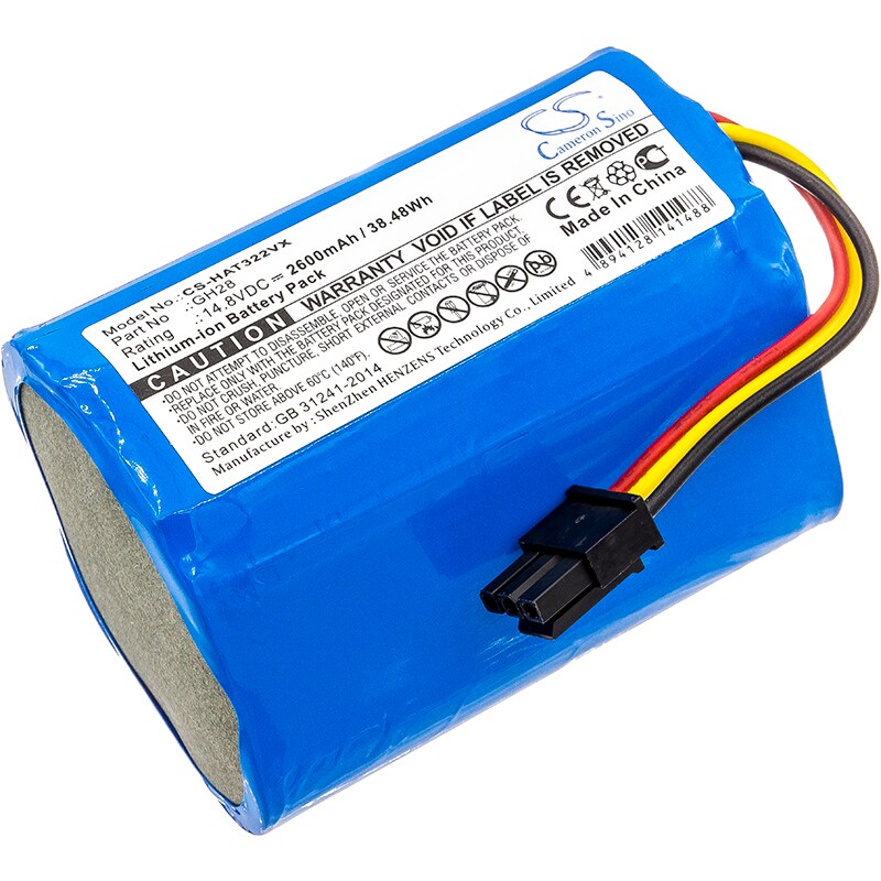 Batteri for støvsuger til Liectroux DH860, Q7000, Q8000 osv.