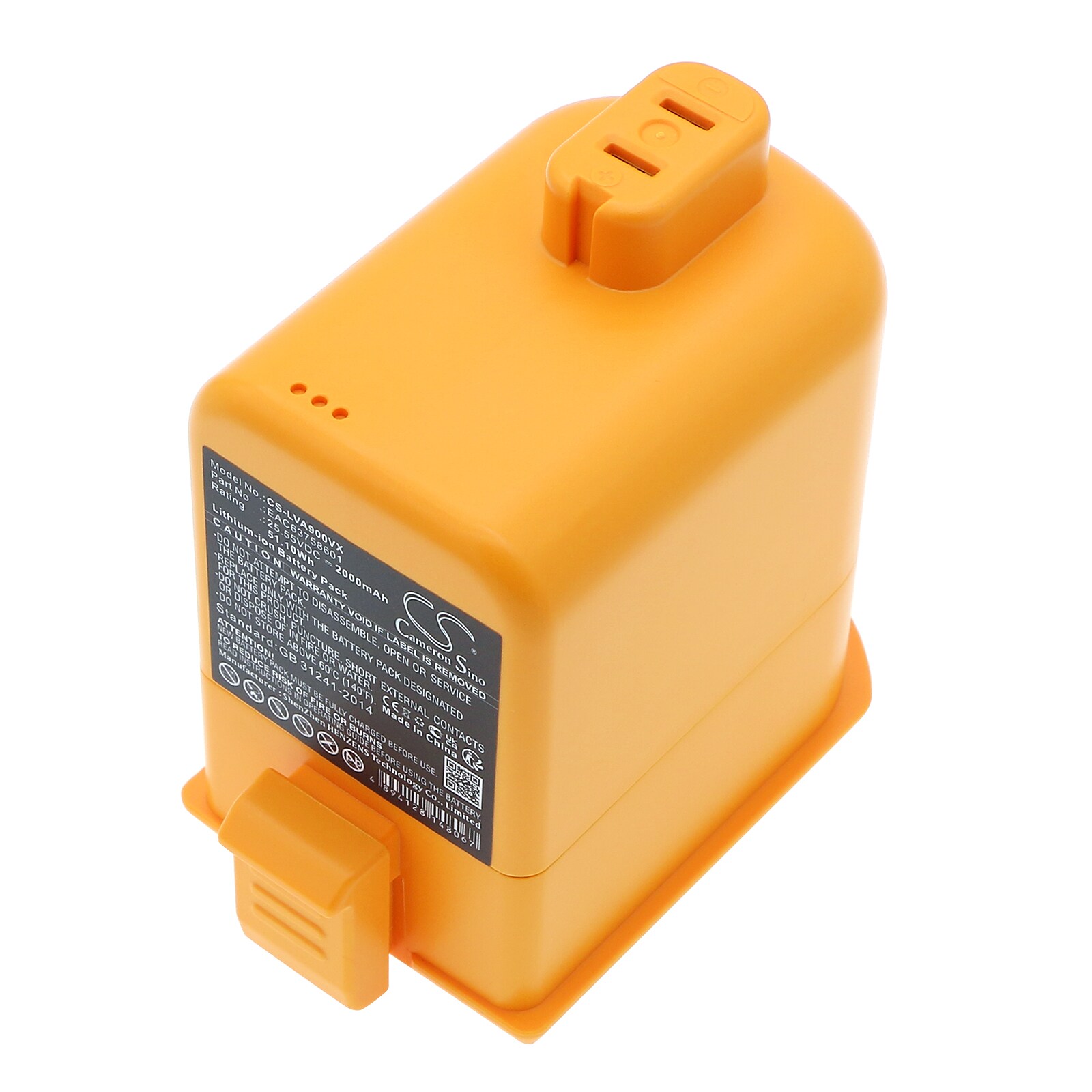 Batteri til støvsuger for LG Cord Zero A9, Cord Zero A9+, Cord Zero A9 Plus og andre.