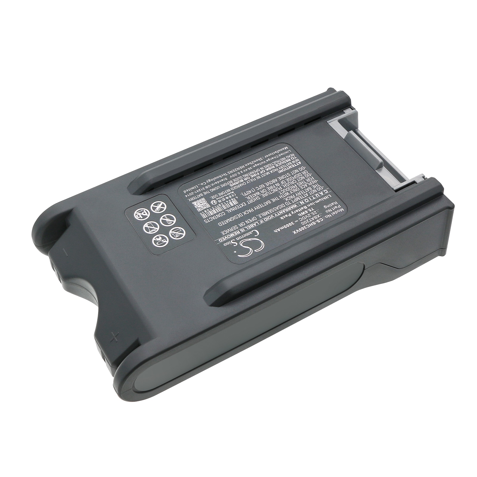 Batteri for støvsuger til Shark IC205, IC205CCO, IC200C osv.
