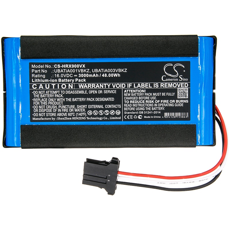 Batteri for støvsuger for Sharp COCOROBO RX-V60, COCOROBO RX-V80, COCOROBO RX-V90 og andre.