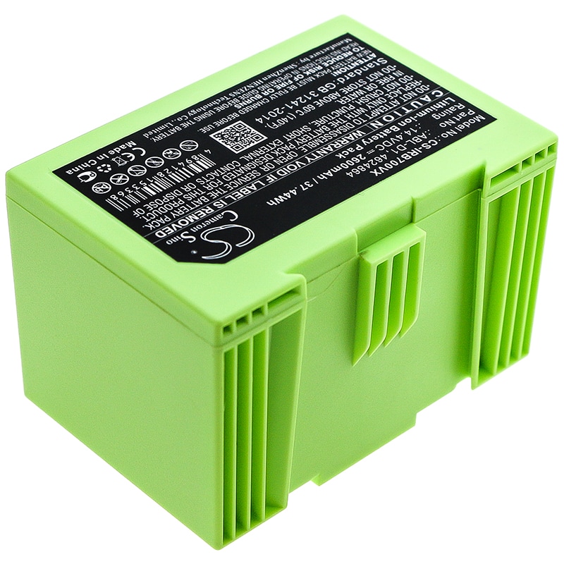iRobot Roomba Batteri 2600 mAh – Li-ion Erstatningsbatteri for i7 og Flere Modeller