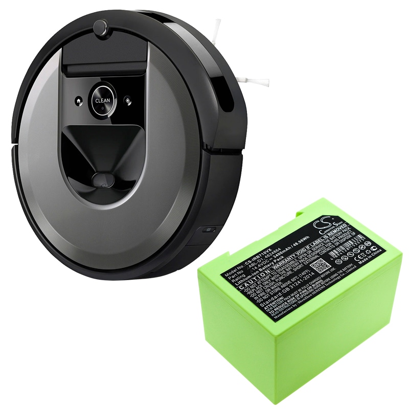 Batteri for støvsuger til iRobot Roomba i7, Roomba i7+, Roomba e5 og andre.