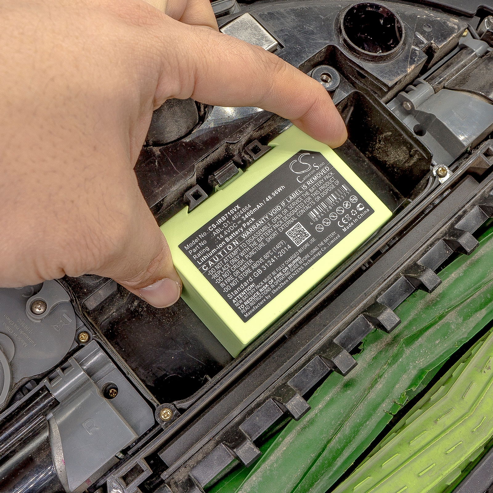 Batteri for støvsuger til iRobot Roomba i7, Roomba i7+, Roomba e5 og andre.