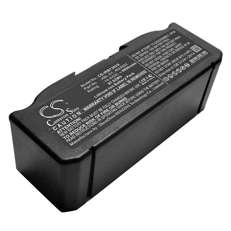 Batteri for støvsuger til iRobot Roomba i7, Roomba i7+, Roomba e5 og andre.