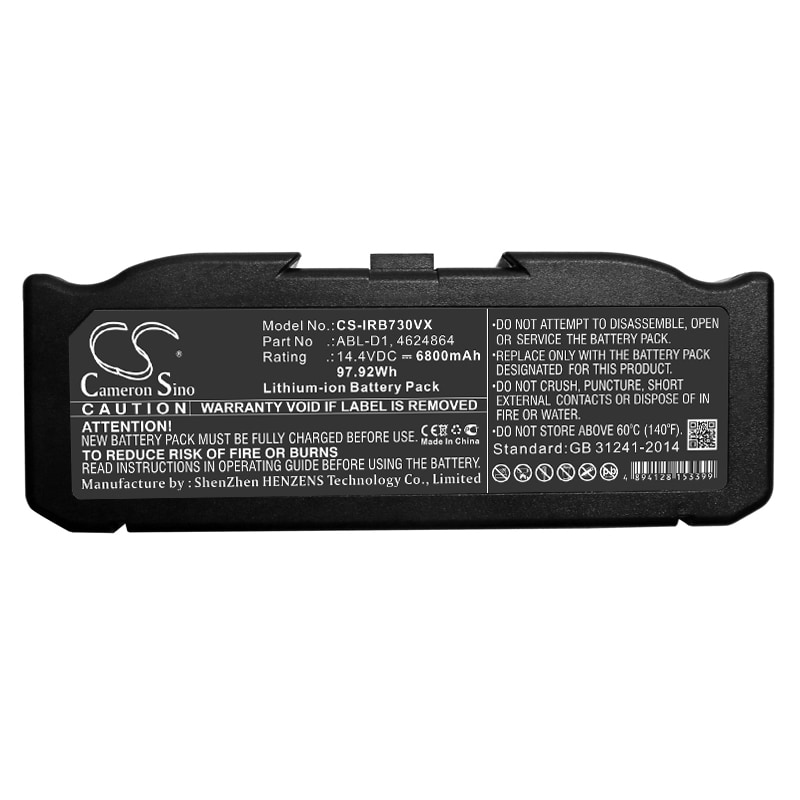 Batteri for støvsuger til iRobot Roomba i7, Roomba i7+, Roomba e5 og andre.