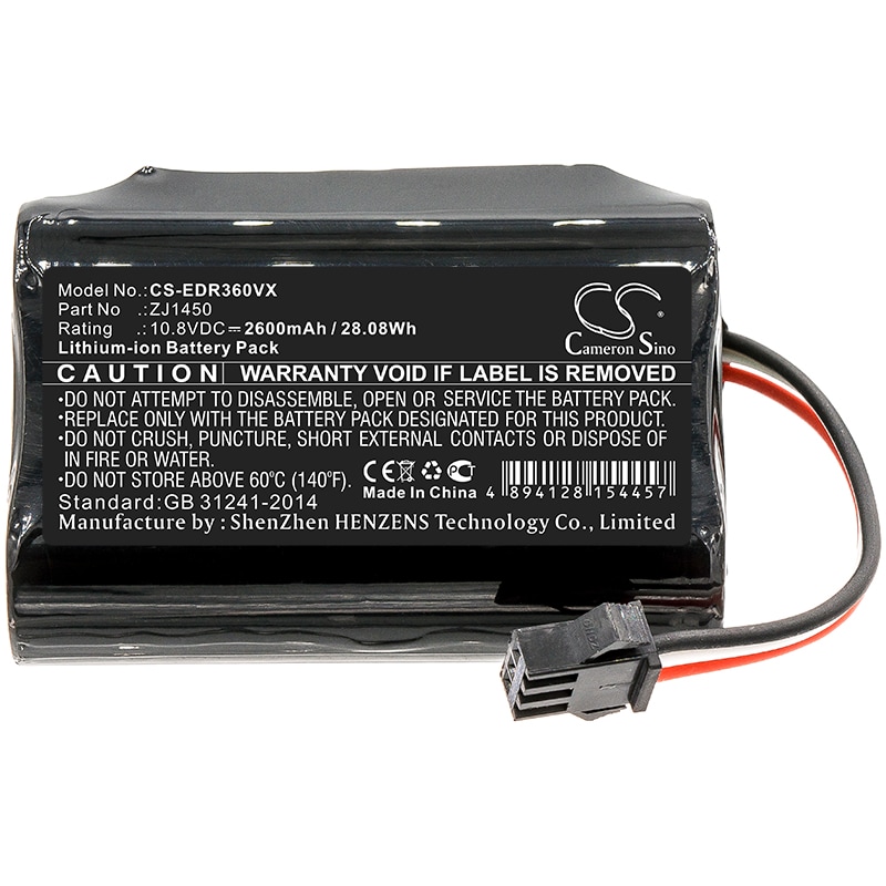 Batteri for støvsuger til Ecovacs TCR360, D36A, D36B osv.