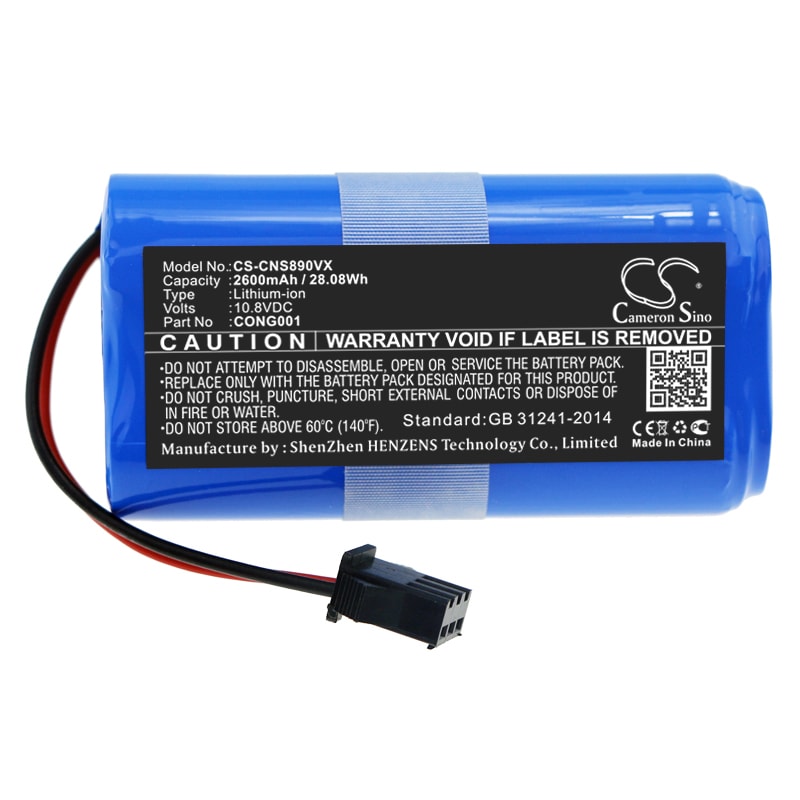 Batteri for støvsuger til CECOTEC CONGA 890 Slim, CONGA Wet, CONGA Slim osv.