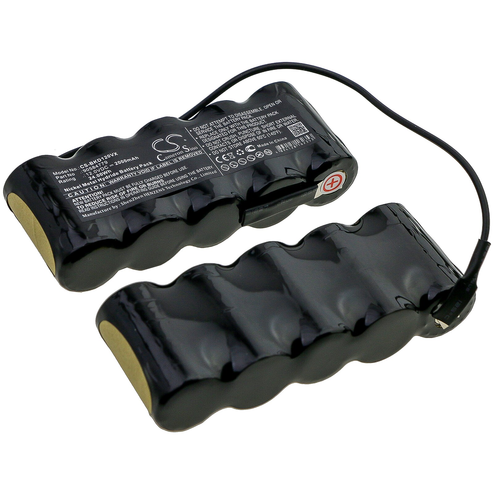 Batteri for støvsuger til Black&Decker Z-PD1200, PD1200 H1, Flexi PD1080 H2 osv.