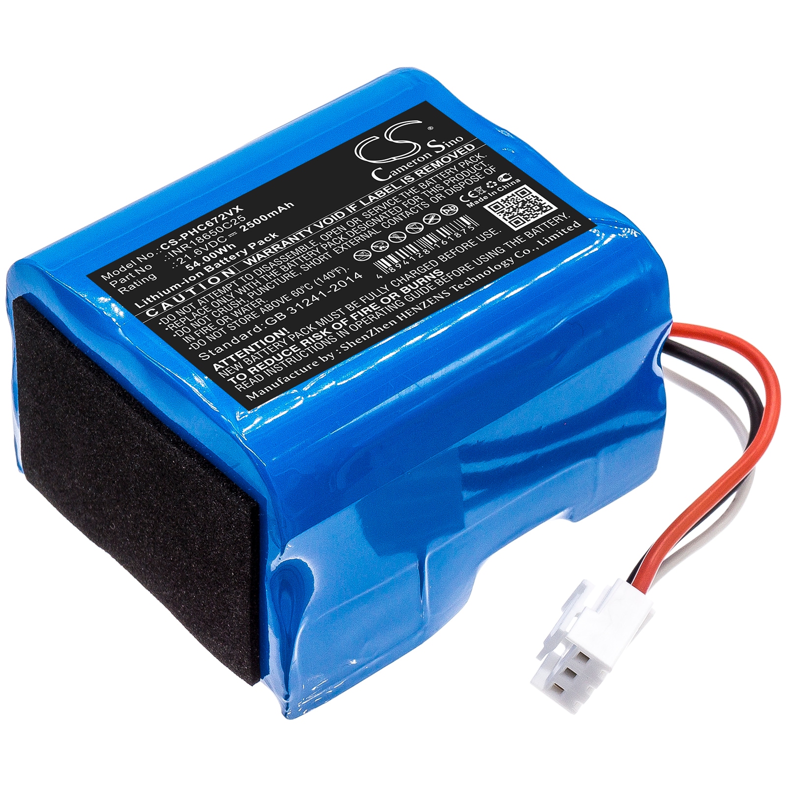 Batteri for støvsuger til Philips SpeedPro, SpeedPro Aqua, FC6726/01 osv.