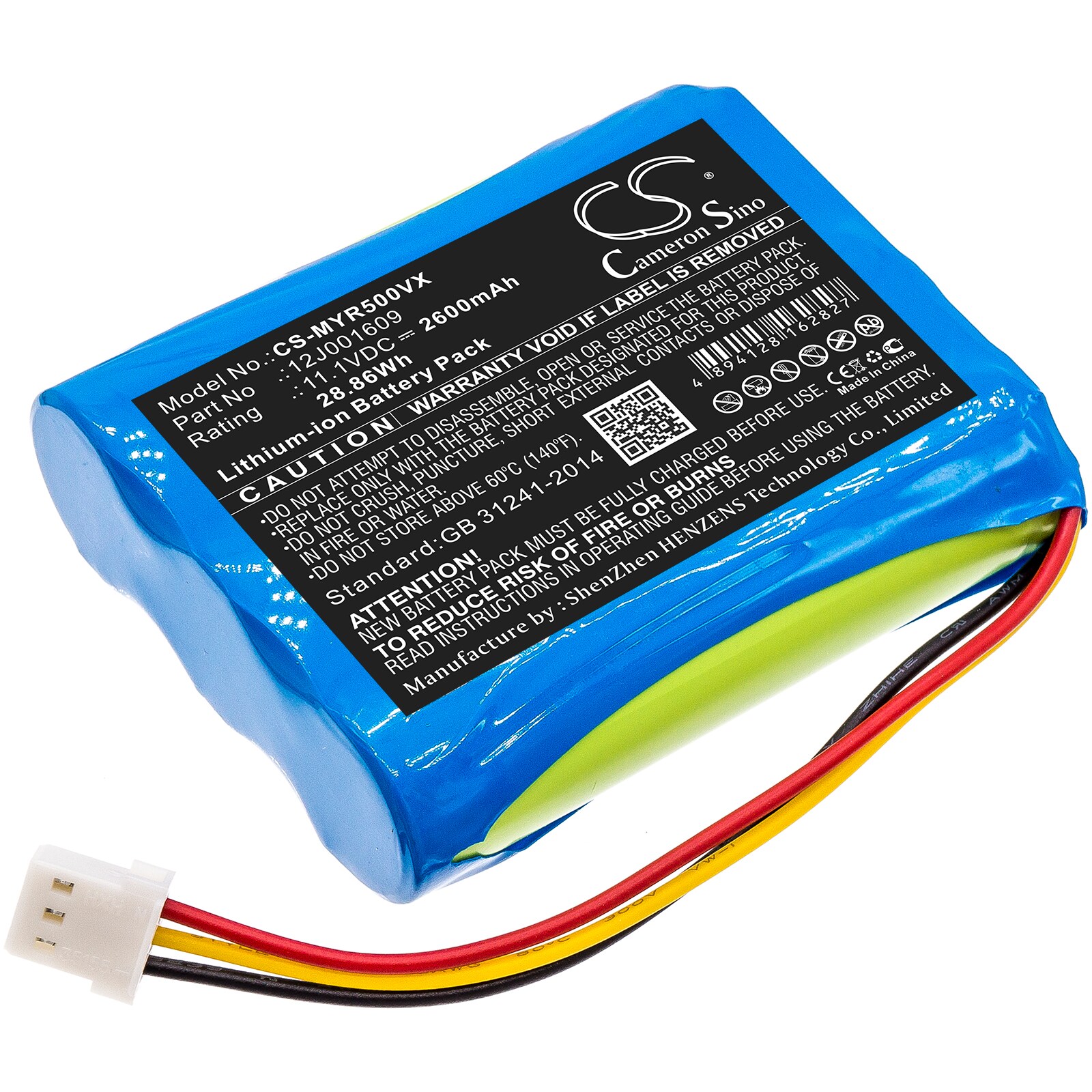 Batteri for støvsuger til Moneual Everybot RS500, Everybot RS700